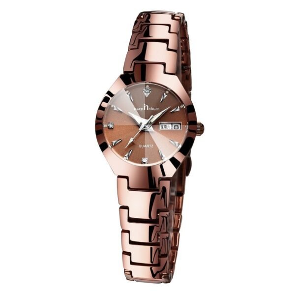 Luminous watch couple watch calendar quartz watch - Image 4