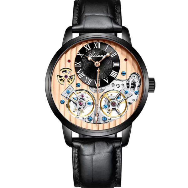 Watch Double Tourbillon Automatic Mechanical Watch Men's Watch - Image 6