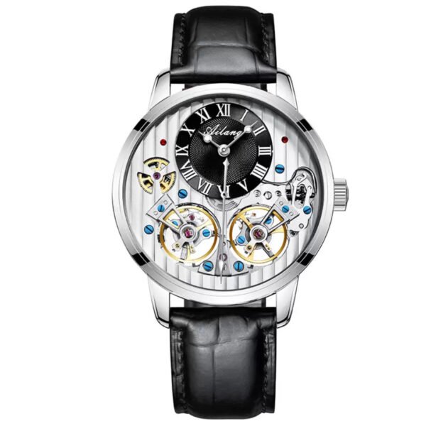 Watch Double Tourbillon Automatic Mechanical Watch Men's Watch - Image 10