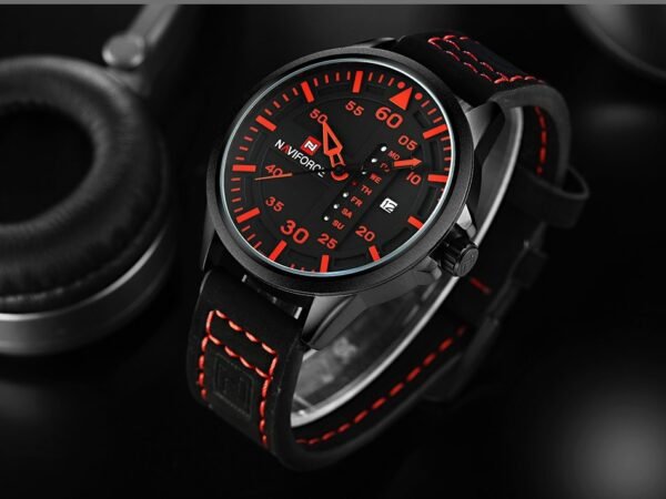 Top Luxury Brand NAVIFORCE Men Sports Watches Men's Quartz Date Clock Man Leather Army Military Wrist Watch Relogio Masculino - Image 3