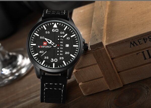 Top Luxury Brand NAVIFORCE Men Sports Watches Men's Quartz Date Clock Man Leather Army Military Wrist Watch Relogio Masculino - Image 5